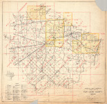 Fort Bend County Map 1960