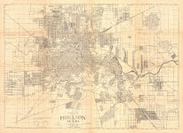 Houston Corporate Limits 1939 Houston Corporate Limits 1939