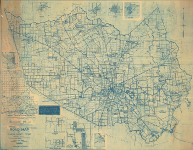 Harris County School Districts road map 1927