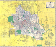 Ashburn's 1947 Houston city map Ashburn's 1947 Houston city map