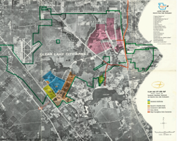 Clear Lake City Area map 1968