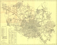 City map Harris County 1957 City map Harris County 1957