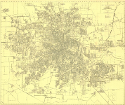 1958 Houston City Map 1958 Houston City Map