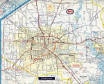Houston Area Travel Map 1967 Houston Area Travel Map 1967