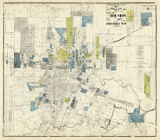 1907 Official map of the City of Houston